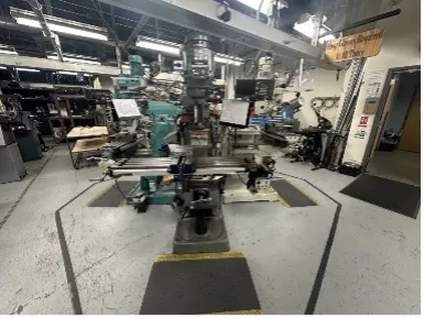 3-Axis Vertical Mills with tooling and digital read outs