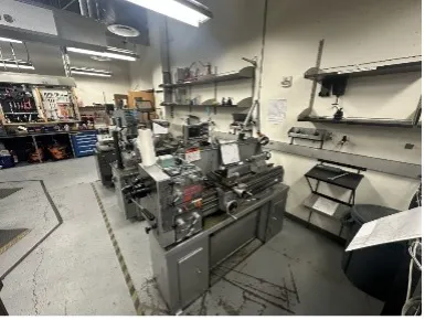 Machining Lathes with tooling and digital read outs