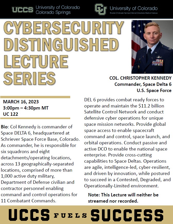 Distinguished Lecture Flyer